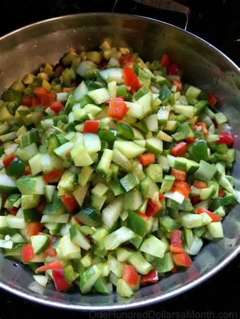 Cucumber Relish - For Home Canning - One Hundred Dollars a Month