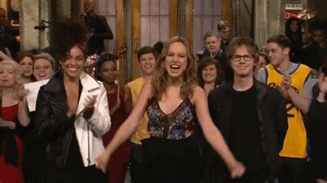 Excited Brie Larson GIF by Saturday Night Live - Find & Share on GIPHY