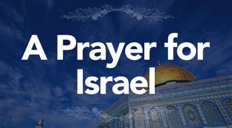 A Prayer for Israel - DavidJeremiah.org