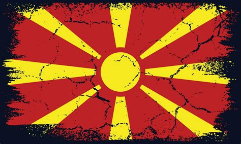 Free Vector Flat Design Grunge Macedonia Flag Background 29872228 Vector Art at Vecteezy