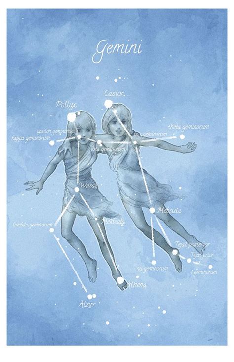 Gemini constellation | Gemini constellation, Astrology gemini, Astronomy art