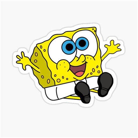 "Baby Spongebob Squarepants" Sticker for Sale by merpxd | Redbubble