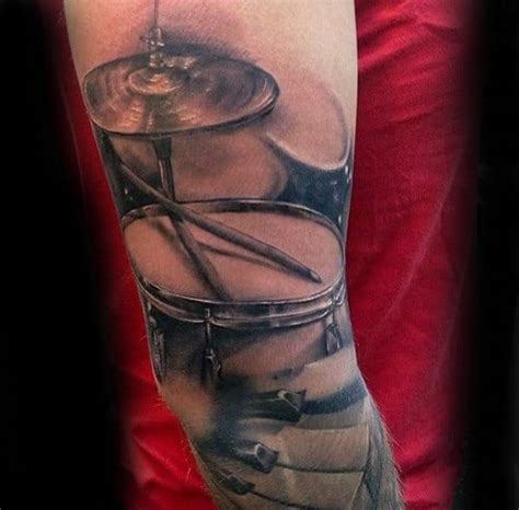 Top 67 Drum Tattoo Ideas [2020 Inspiration Guide] in 2020 | Drum tattoo ...