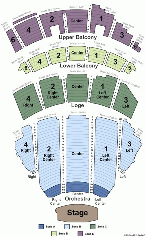 Beacon Theater Nyc Interactive Seating Chart | Brokeasshome.com