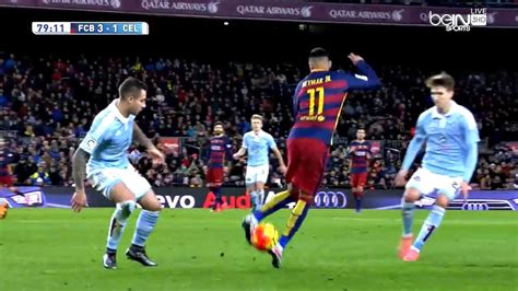 Neymar Amazing Rainbow Flick vs Celta Vigo (14/02/2016) - YouTube