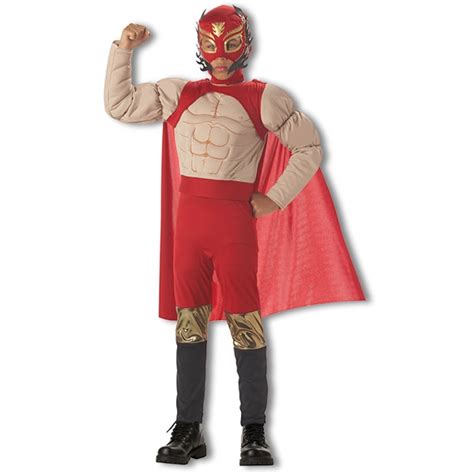 El Diablo Luchador - Kids Mexican Wrestler Costume - Child Size Mexican ...