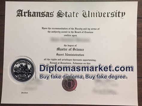 How to buy Arkansas State University Fake Diploma?