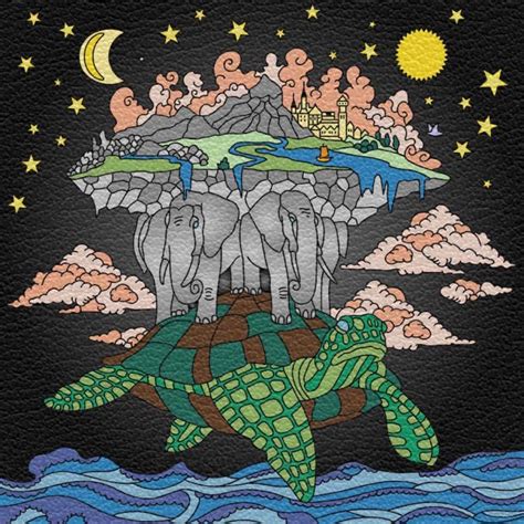 he World Turtle is a mytheme of a giant turtle (or tortoise) supporting ...