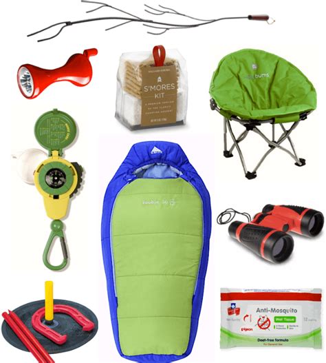 camping gear for kids