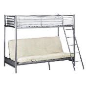Mika High-Sleeper with Double Futon, Natural - review, compare prices, buy online