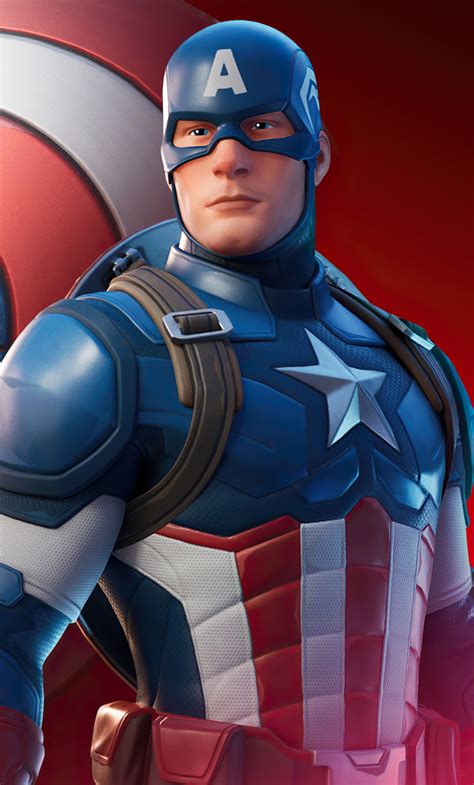 1280x2120 Captain America In Fortnite iPhone 6+ ,HD 4k Wallpapers,Images,Backgrounds,Photos and ...