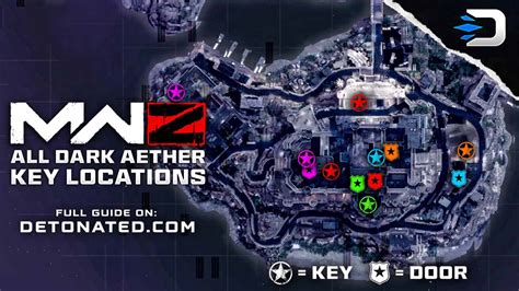 MW3 ZOMBIES DARK AETHER KEY LOCATIONS & REWARDS | Free Wonder Weapons - Season 1 - Detonated