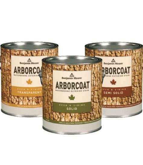 Benjamin Moore's Arborcoat Waterborne Exterior Stain - available in ...