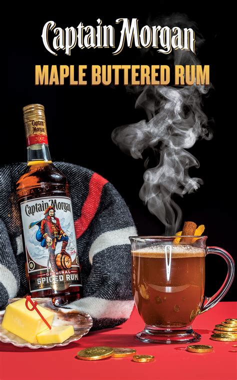 The Captain Morgan Hot Butter Spiced Rum Cocktail, a holiday spiced rum recipe of your wildest ...