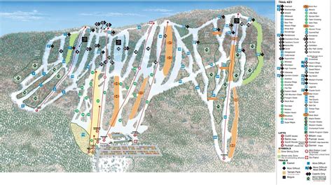 Granite Peak Trail Map • Piste Map • Panoramic Mountain Map