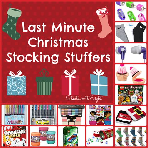 Last Minute Christmas Stocking Stuffers - StartsAtEight