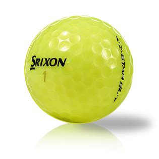 Srixon Z-Star SL Yellow used golf balls
