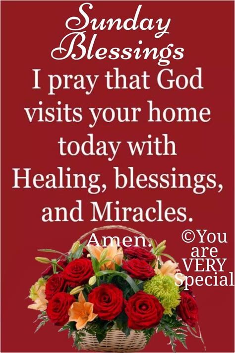 10+ Best For Healing Sunday Blessings Prayer - Poppy Bardon | Blessings ...