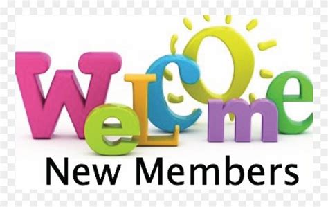 Graphic Black And White Stock Huge - Welcome To The Group New Members ...