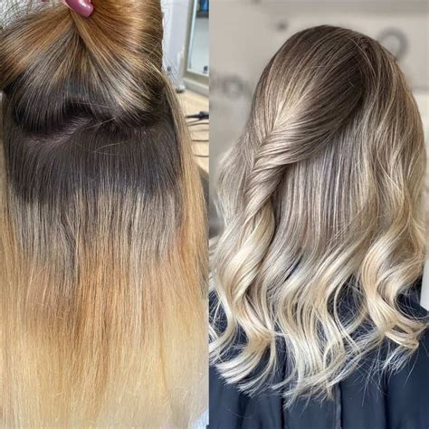 Light Ash Blonde Hair Dye Before And After