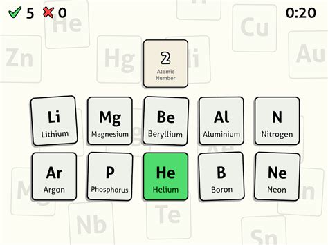 Periodic Table Quiz - Android Apps on Google Play