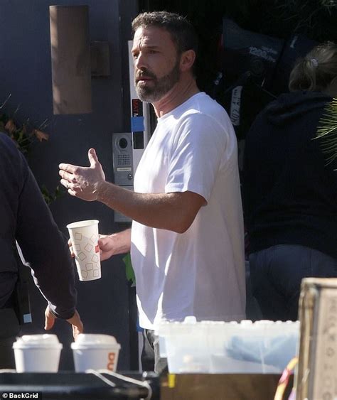 Ben Affleck shoots a new commercial for his beloved Dunkin' Donuts in Los Angeles - but he's ...