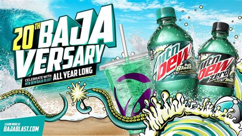 MTN DEW Baja Blast Is Coming to Retail Stores to Celebrate Its 20th Birthday - Nerdist