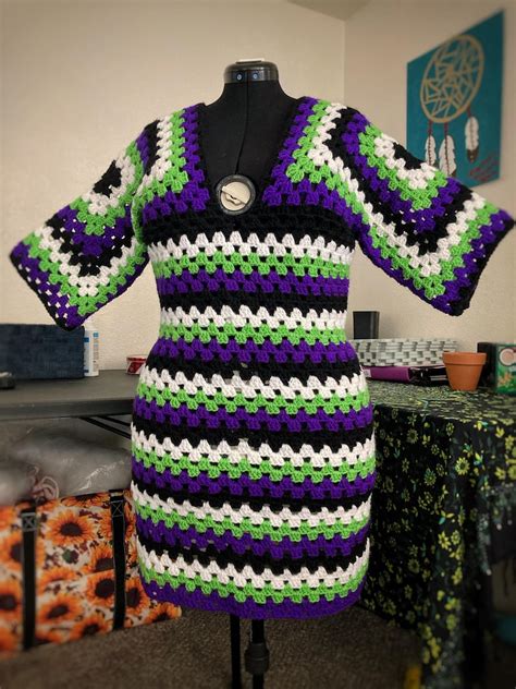 Crochet Granny Square Dress - Etsy