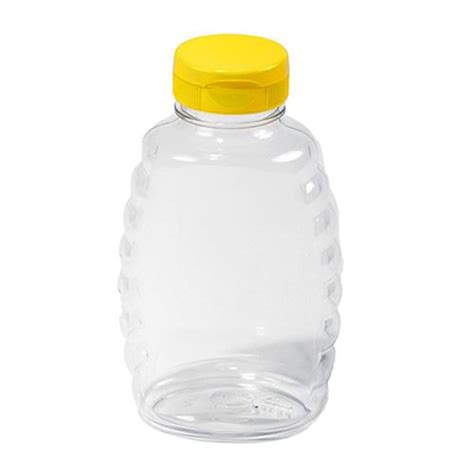 Plastic Honey Bottles, Beehive Style, 16 Oz., 12 Pack | Agri Supply