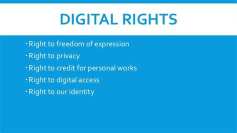 Digital rights and responsibilities ppt