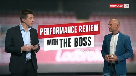 Performance Review With The Boss | RACING.COM