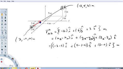 Finding displacement and unit vectors - YouTube