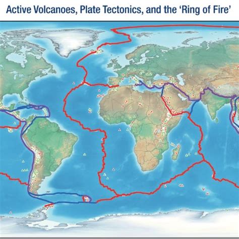 Volcanoes Plate Tectonic Maps