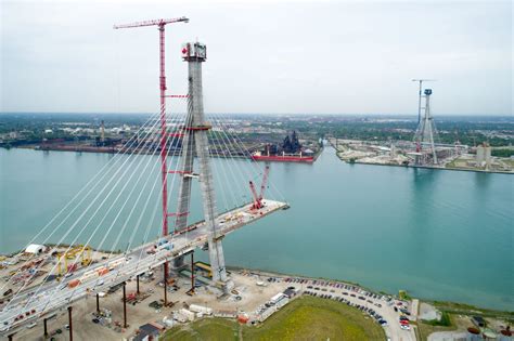 Final steps in Gordie Howe International Bridge Tower construction ...