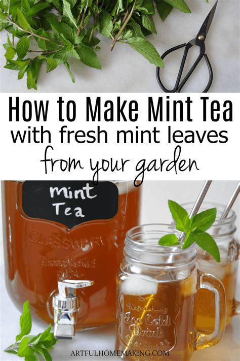 Refreshing Homemade Mint Tea Recipe