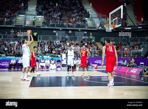 Olympics basketball stadium London Stock Photo - Alamy