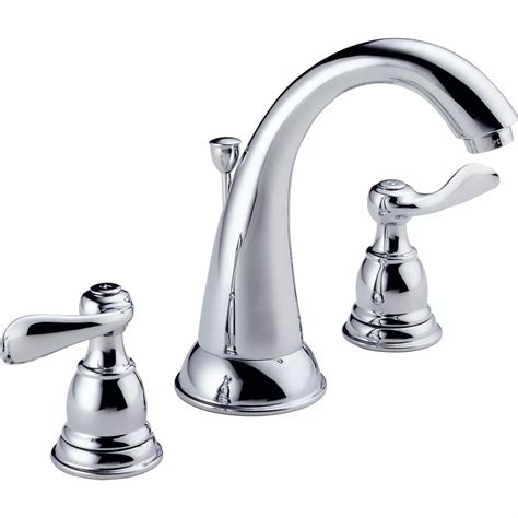 Delta Foundations 8-inch Widespread 2-Handle High-Arc Bathroom Faucet in Chrome Finish | The ...