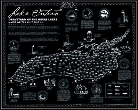 Lake Ontario Shipwrecks Map - Share Map