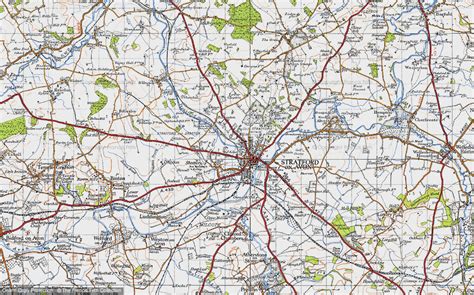 Old Maps of Stratford-upon-Avon, Warwickshire