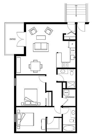 Floorplans of Capital Park Heritage Homes in Victoria, BC