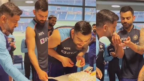 T20 World Cup 2021: WATCH - Team India celebrates Virat Kohli's 33rd ...