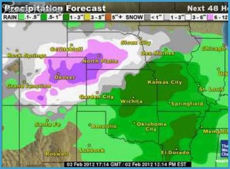 Kansas Weather Map - TravelsFinders.Com