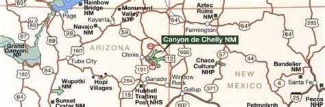 Directions - Canyon de Chelly National Monument (U.S. National Park Service)