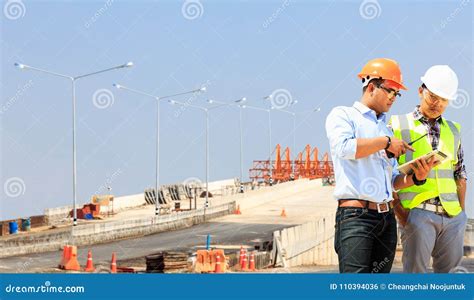 Expressway construction stock photo. Image of protective - 110394036