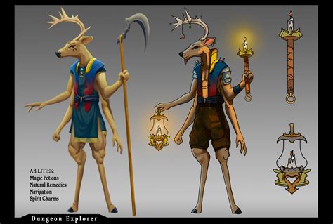 ArtStation - Dungeon Explorer Character Sheet