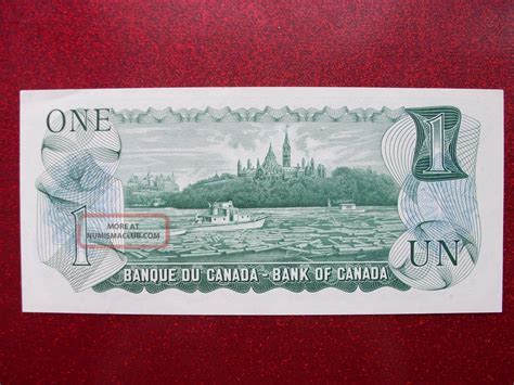 Crisp Uncirculated 1973 Canadian One Dollar Bill