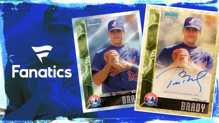 Fanatics Tom Brady Baseball Cards Released With Content, Merchandise