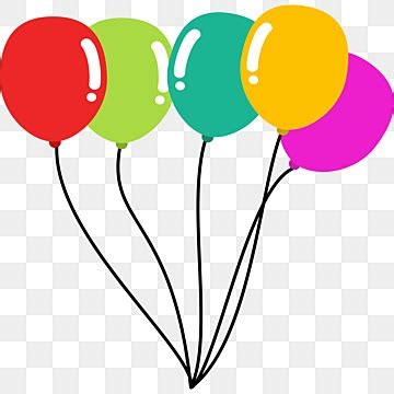 Birthday Balloon Clipart Vector, Birthday Balloon, Birthday, Balloon, Celebration PNG Image For ...