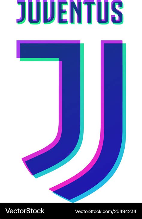 Juventus official logo design icon symbol Vector Image