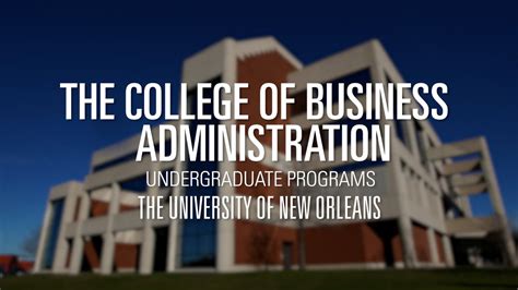 Campus Tour: The College of Business Administration - YouTube